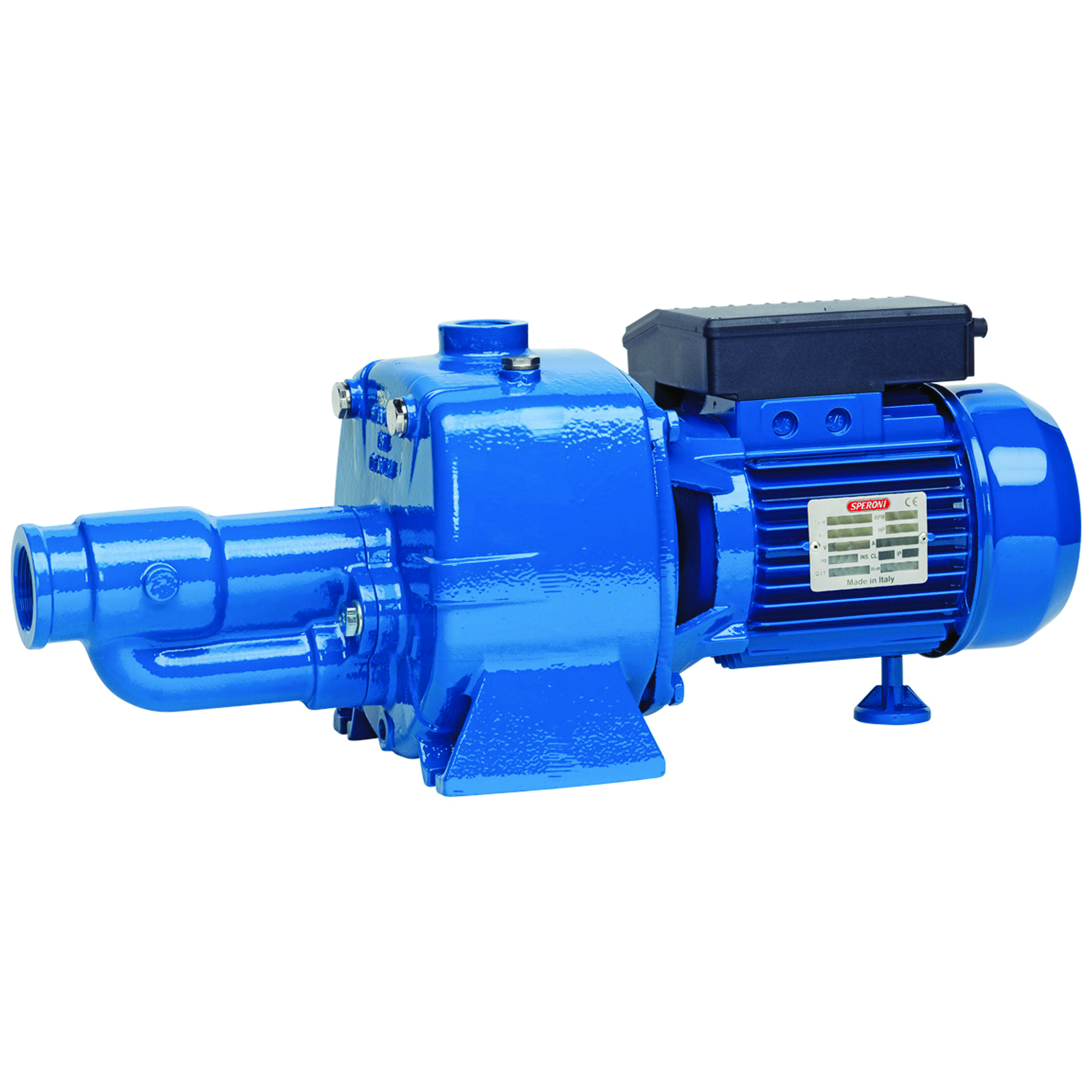 Speroni, Shallow Well Jet Pump, Max. Flow 1800 GPH, Port Size 1 in, Model# CAM200 SP/BR 2Hp-220V-1Ph